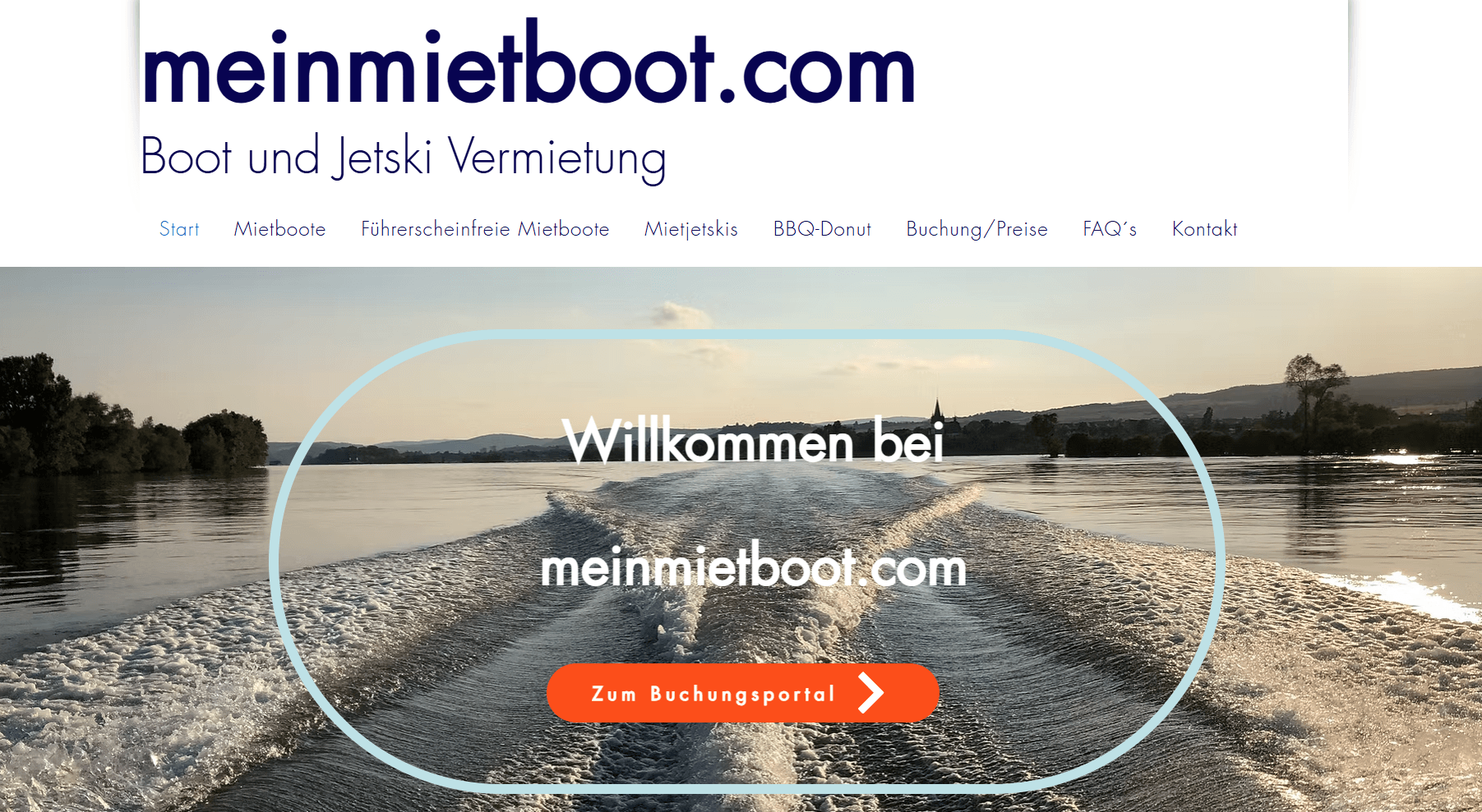 meinmietboot.com — Startseite vorher